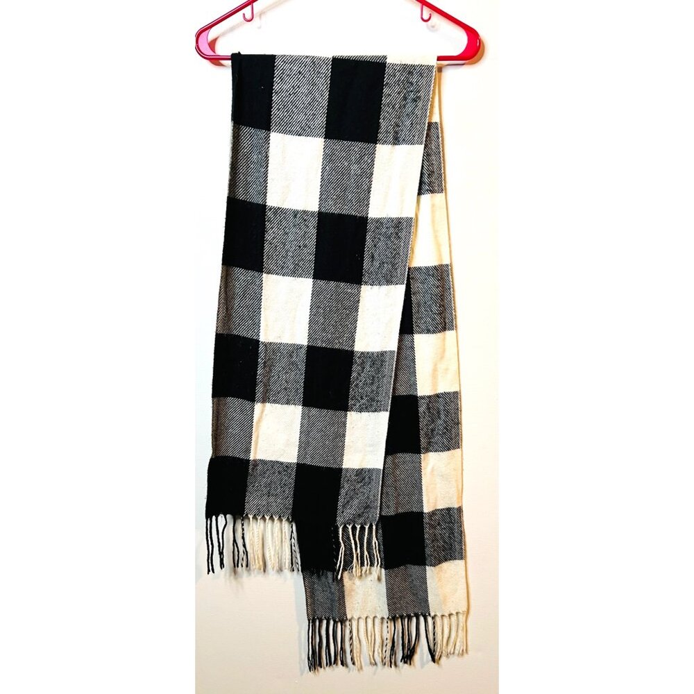 Buffalo Checkered Scarf Linea Uomo One Size 100% Acrylic